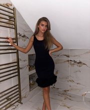 MELISSA Black Ruffle Dress Next Day Delivery