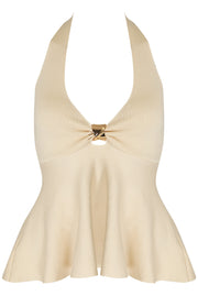 Monicia Gold Buckle Top ( Next Day Delivery Available )