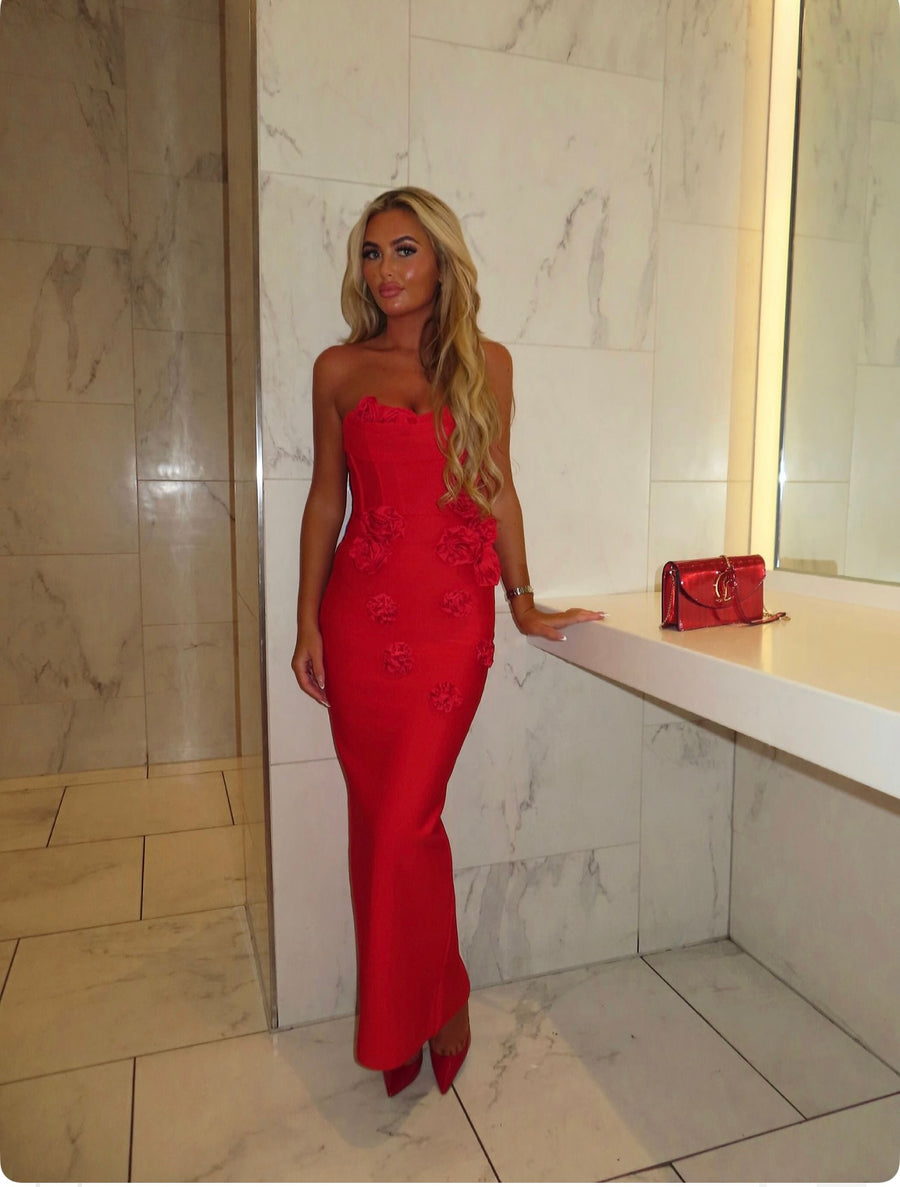 PAIGE Red Bandage dress (next day delivery Available )