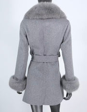 LEXI Faux fur Coat  Handmade Design next day delivery)