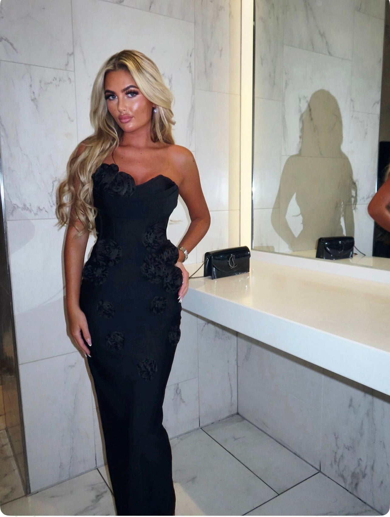 PAIGE Black Bandage dress (next day delivery Available )