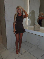 MELISSA Black Ruffle Dress Next Day Delivery