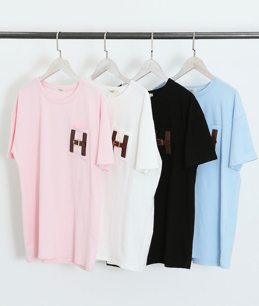 Buckle Soft Thick T Shirt  (Next Day Delivery)