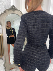 HALLIE Tweed Two Piece Set