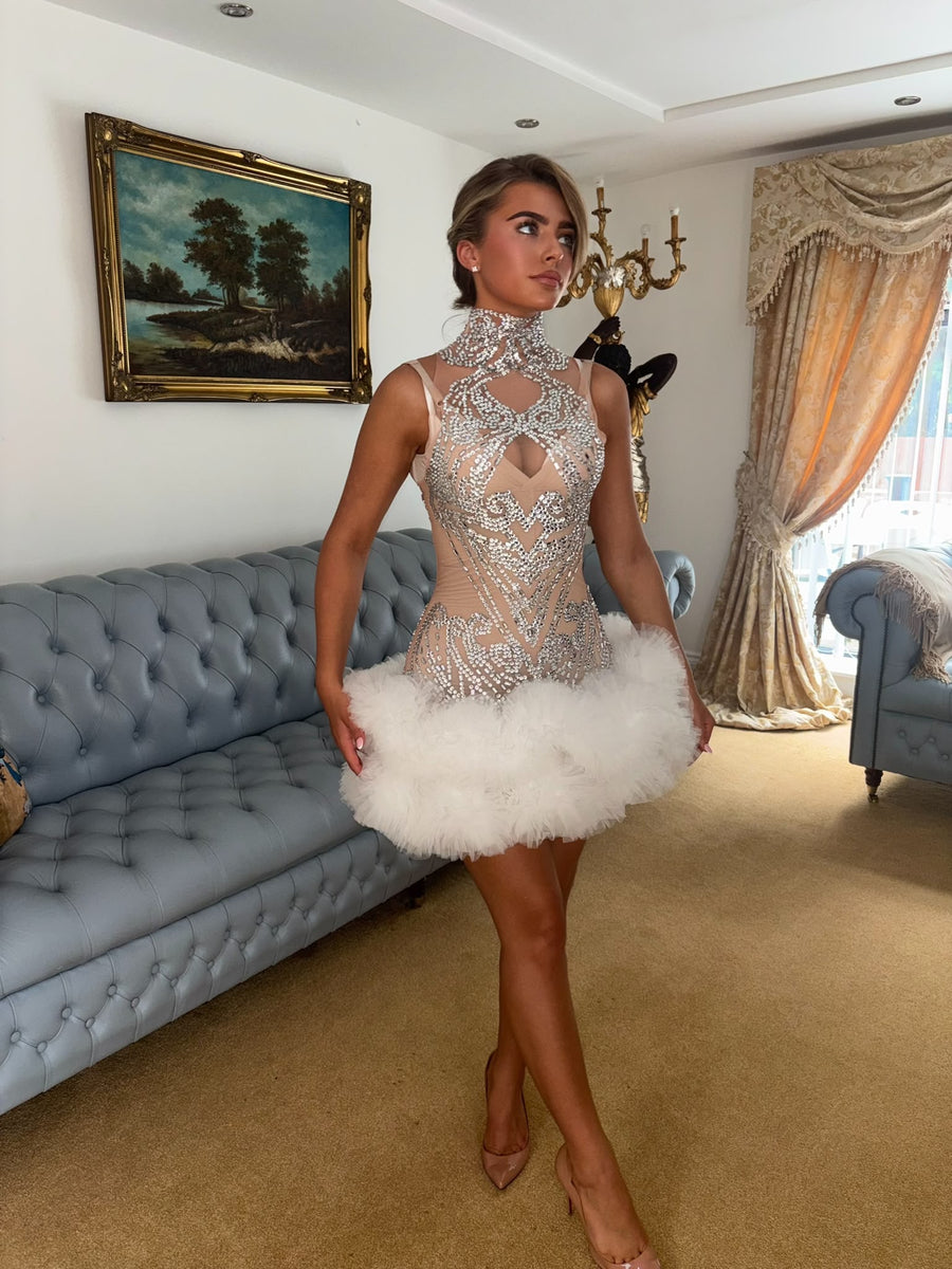 TAMARA  Diamond Stud  Dress Next Day Delivery Available)