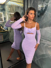 LEAH Lilac dress (next day delivery Available )