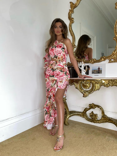 KELLY Floral Ruffle dress Next Day Delivery