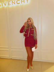 MARY Faux Fur  Tweed Two Piece Set  Next Day Delivery available