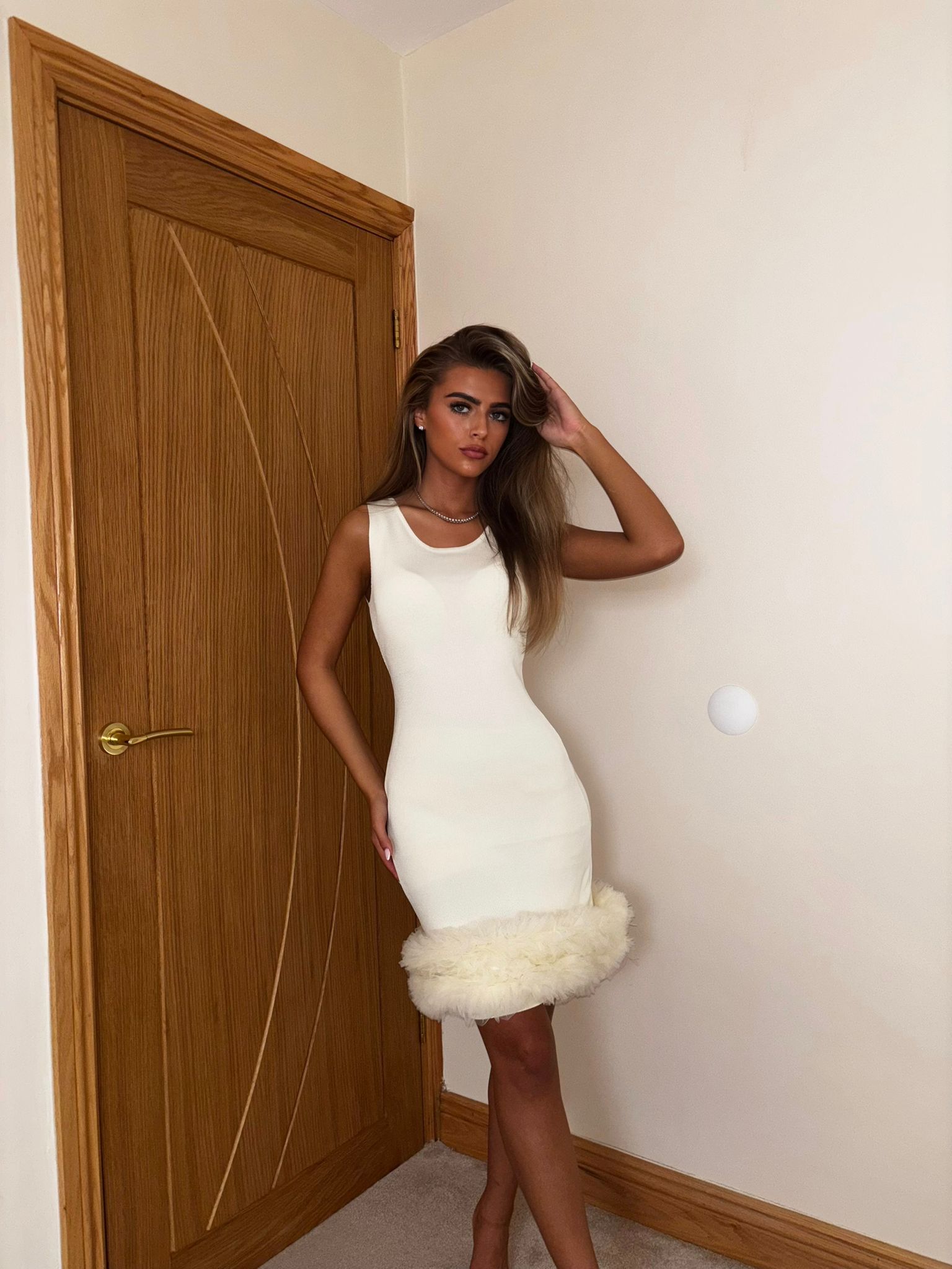 MELISSA Black Ruffle Dress Next Day Delivery