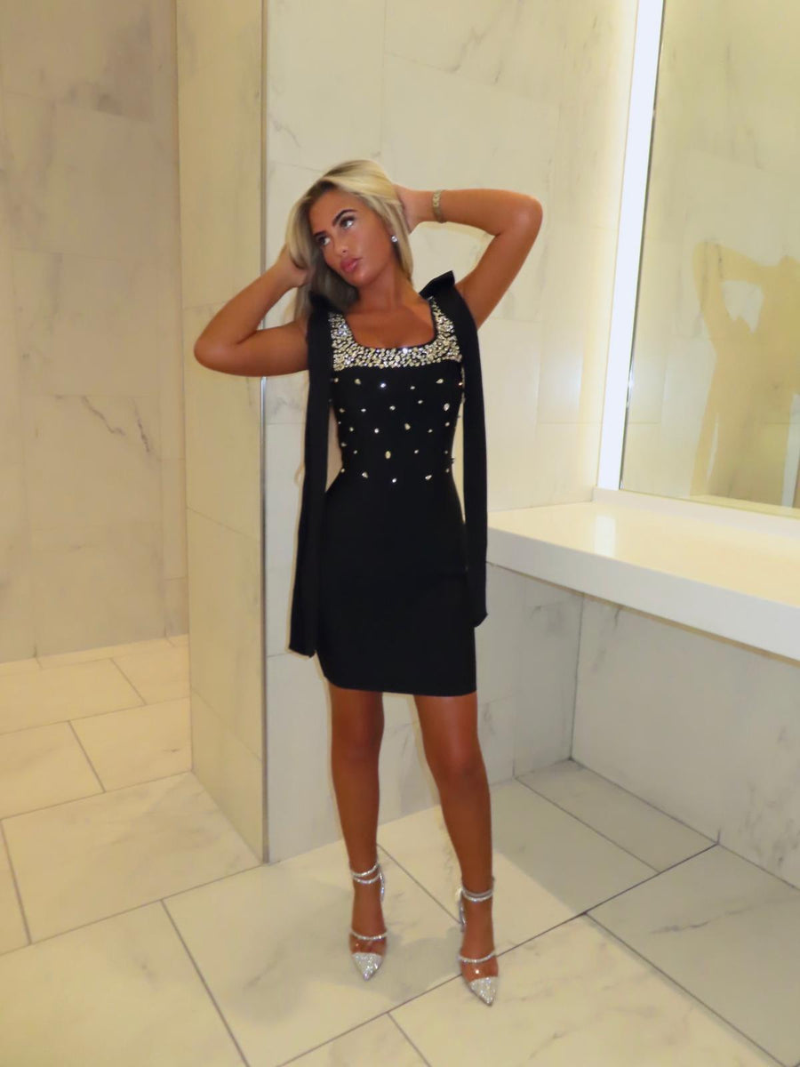CAMI Black Diamond Bandage dress (next day delivery Available )
