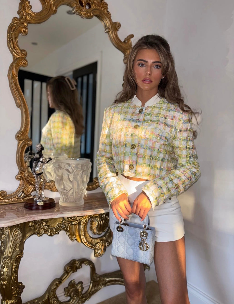 Cindy Yellow  Blazer Next Day Delivery