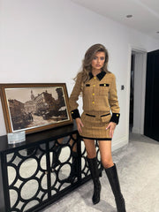 DULCIE Tweed Two Piece Set (Next Day Delivery Available )