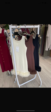 MELISSA Black Ruffle Dress Next Day Delivery