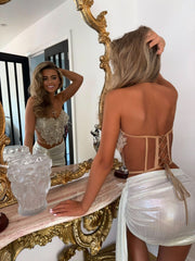 HONI Pearl corset Two Piece