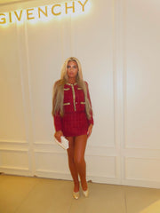 MARY Faux Fur  Tweed Two Piece Set  Next Day Delivery available