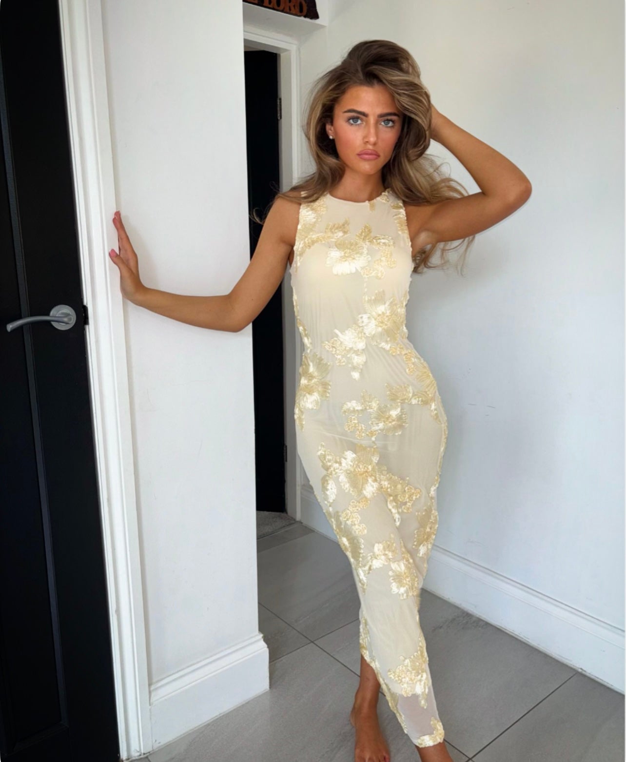 SKYLA maxi Floral Dress  Next Day Delivery available