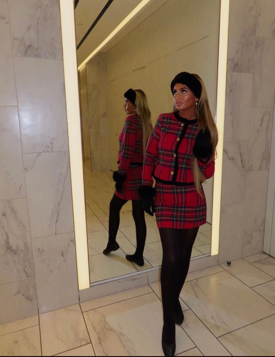 ZENA Tweed Two Piece Set next day delivery available