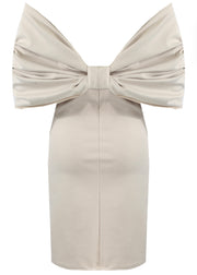 BOW TIFFANY Beige Dress Next Day Delivery