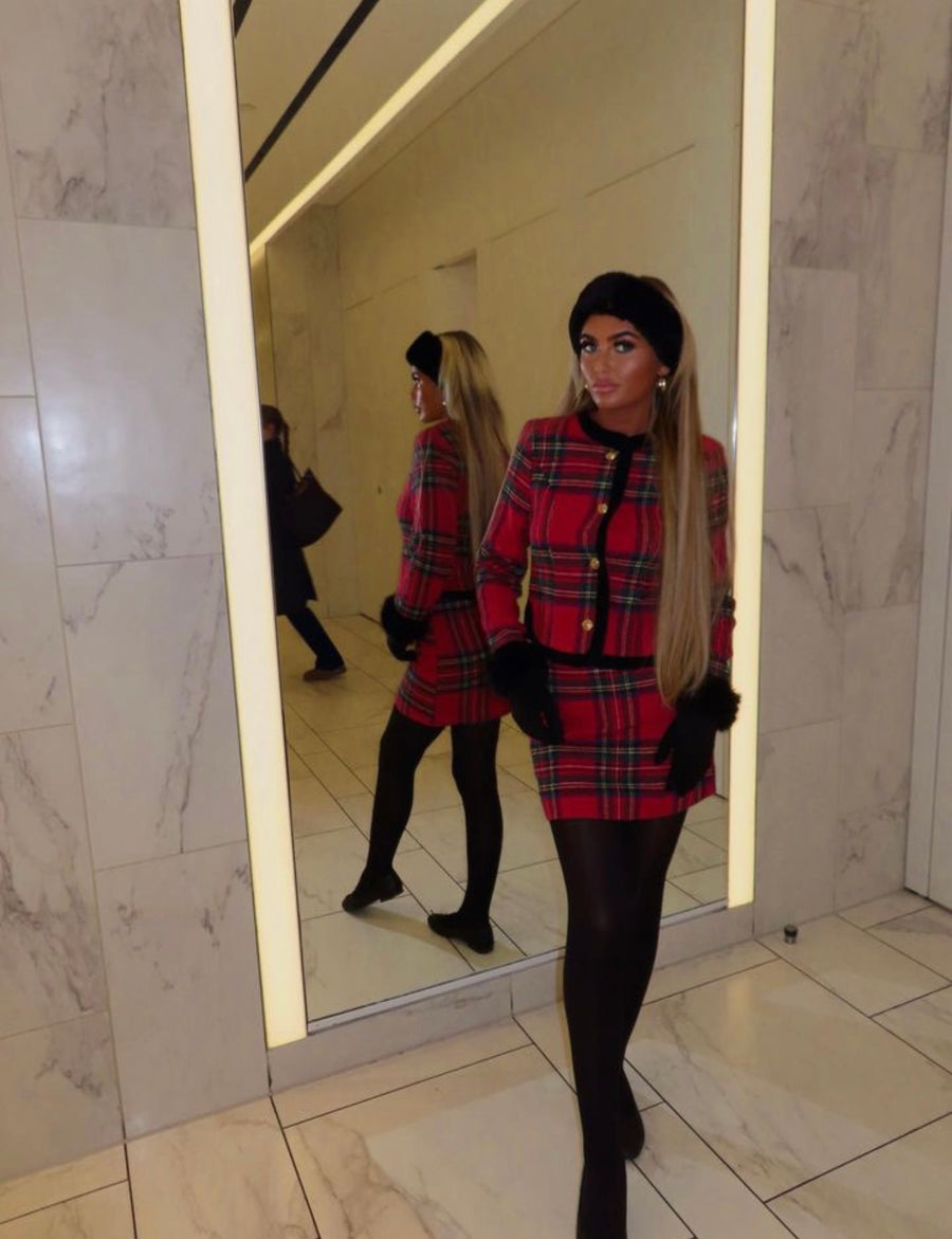 ZENA Tweed Two Piece Set next day delivery available