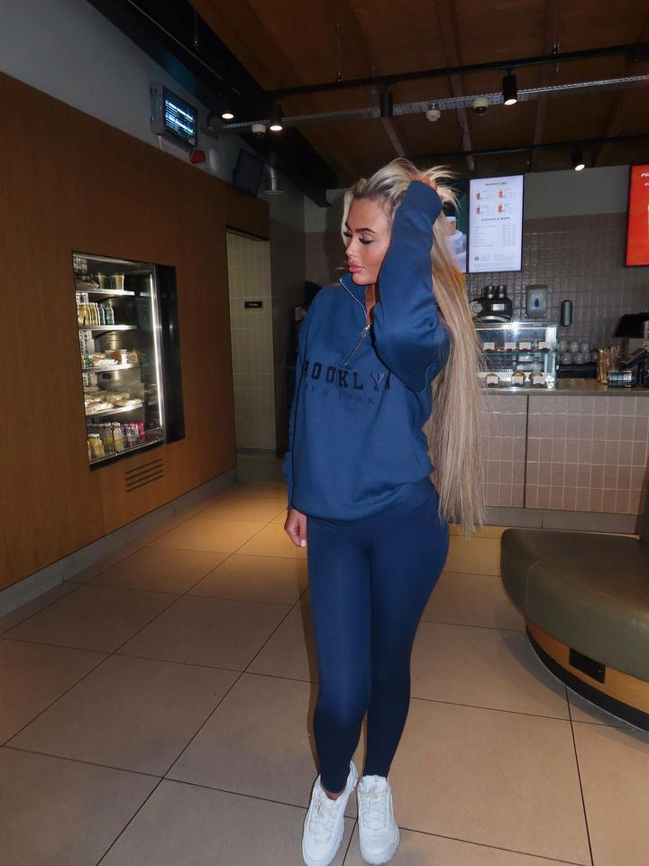 BROOKLYN Navy Blue  Jumper  and Leggings Set Next Day Delivery