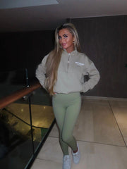 SAN DIEGO  Kaki Green Jumper  and Leggings Set Next Day Delivery