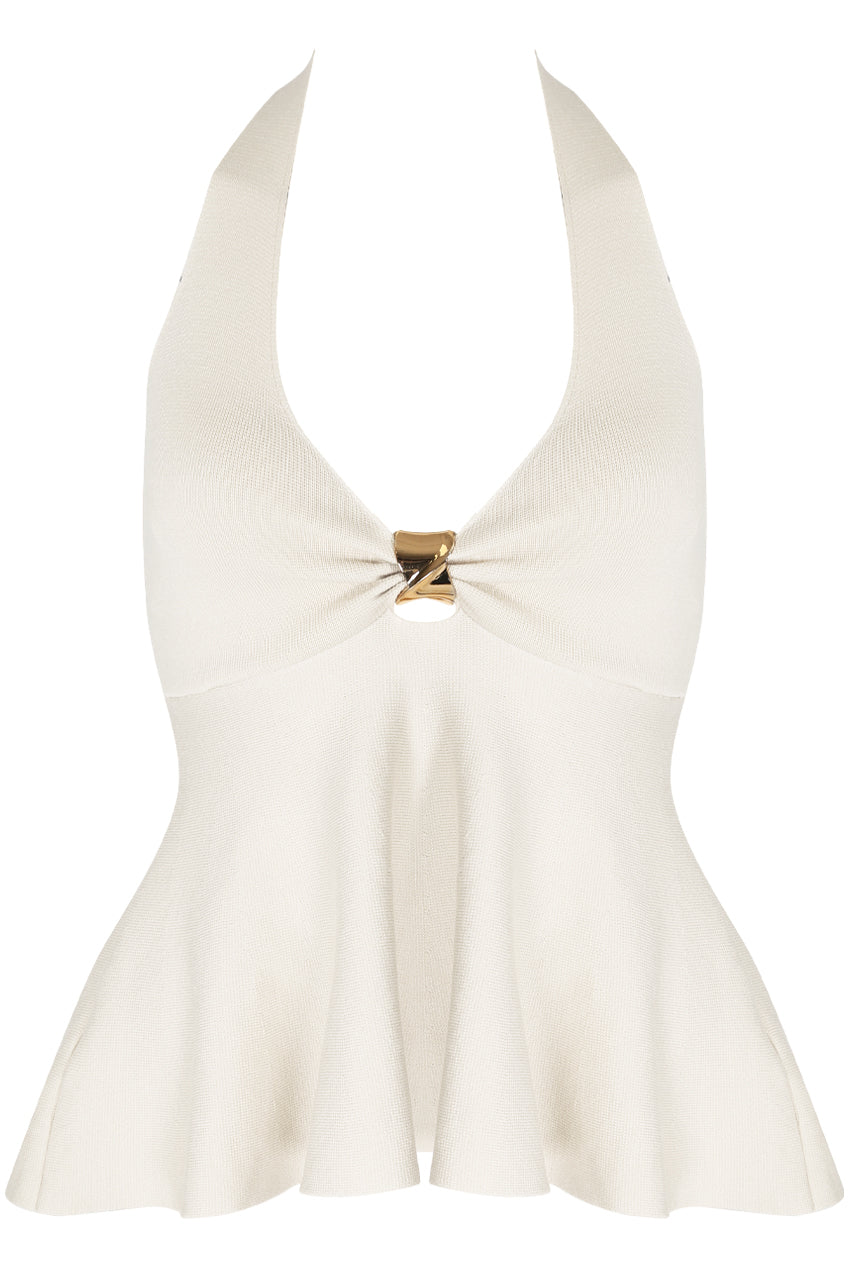 Monicia Gold Buckle Top ( Next Day Delivery Available )