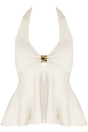 Monicia Gold Buckle Top ( Next Day Delivery Available )