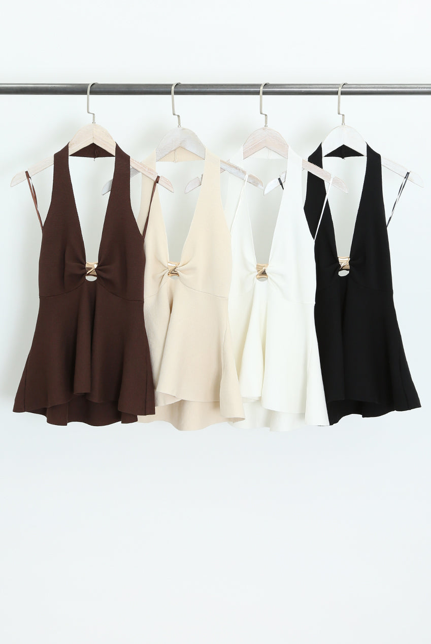 Monicia Gold Buckle Top ( Next Day Delivery Available )