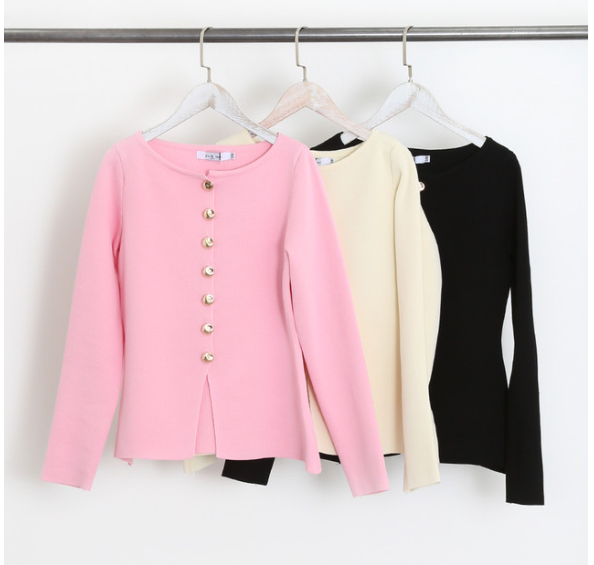 EllA Button Long Sleeve  Top  (Next Day Delivery Available)