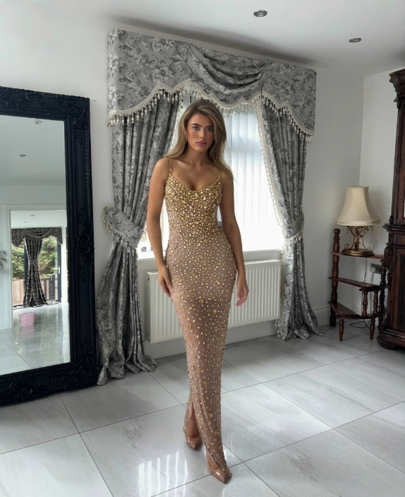 EMIE Gold  Maxi Diamond Stud Next Day Delivery Available