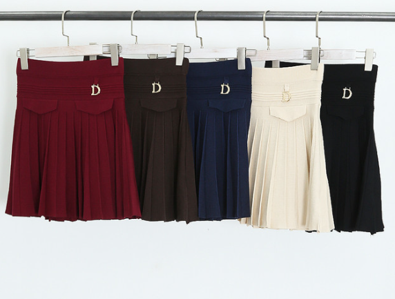 D Pleated  Skirt (Next Day Delivery )